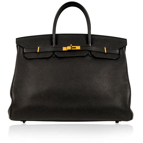 hermes black togo birkin 40